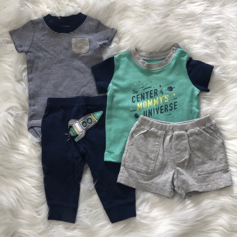2 baby boy outfits.